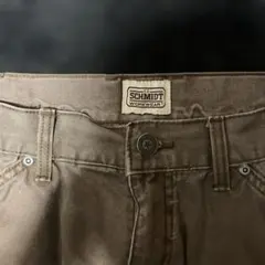 SCHMIDT ベージュ バギーワークパンツ