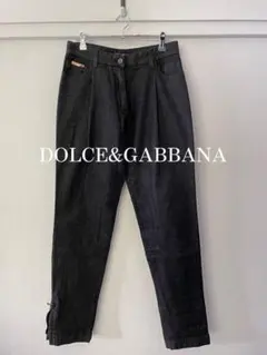 【希少/Y2K】D&G DOLCE&GABBANA裾ファー切替クロップドパンツ黒 希少/Y2K】D&G DOLCE&GABBANA裾ファー切替クロップドパンツ黒 - メルカリ