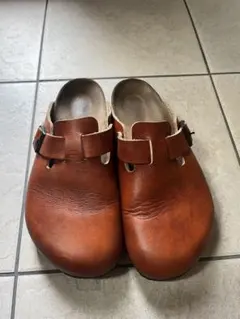 BIRKENSTOCK Boston スエード サンダル ブラウン 40 - メルカリ
