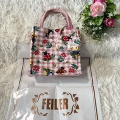新品未使用】フェイラー ハイジチェック ボストンバッグ 良柄 完売品