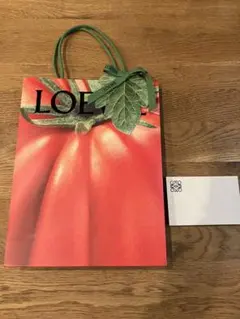 LOEWE トマトデザイン 紙袋 ショッパー