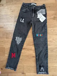 新品　ＺＡＲＡ Disney Mickey Mouse Kidsデニム120cm