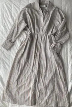 【新品未使用】ADAM ET ROPE シャツワンピース