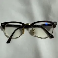 RayBanブラウンフレーム メガネ(度あり)