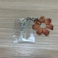 ティンカーベル アクリルキーホルダー 花