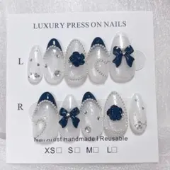 アウトレット⌇フレンチガーリー⌇リボン⌇ラメ⌇ハート⌇ホワイト⌇
