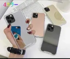 iPhone12 ケース TPU 鏡面加工 スマホカバー ミラーケース