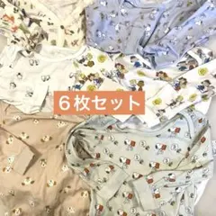 【美品】ユニクロ 長袖ロンパース 90cm ベビー服 スヌーピー SNOOPY