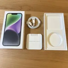 【空箱/コードのみ】iPhone14 ミッドナイト 128GB 空箱 コードのみ