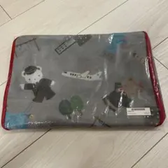 【新品】ファミリア　JAL メッシュ　パッキングケースＭ