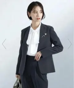 《新品タグ付》グリーンレーベルリラクシング パウドレノーラペルジャケット