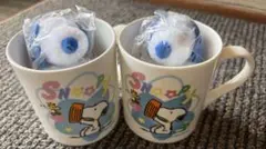 【未開封】スヌーピー ペアマグカップ・フィギュアセット