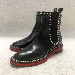 クリスチャンルブタン スタッズ サイドゴアブーツ ブラック 2025年最新】ルブタン サイドゴア ブーツの人気アイテム - メルカリ