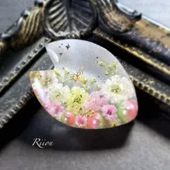 no.1186 。❀桜花弁フロラルデザインレジンヘアゴム。❀❽