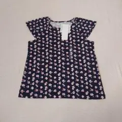 新品タグ付　UNIQLO　PAUL&JOE　ユニクロ　花柄Tシャツ　150cmのサムネイル