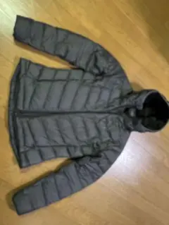 Jack Wolfskin フード付きダウンジャケット ブラック