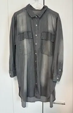 最終価格❣️Bou Jeloud デニム調ロングシャツ