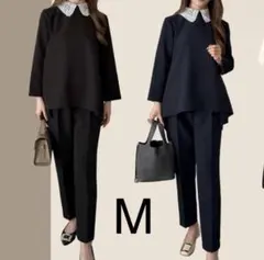 しまむら レースブラウス パンツ mir.. kana セット M オケージョン