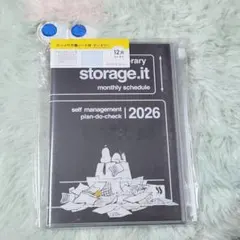 storage.it スヌーピー 手帳　PLAZA限定
