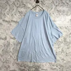 ギルダン Tシャツ クルーネック 半袖 無地 ビッグサイズ 3XL 青 綿