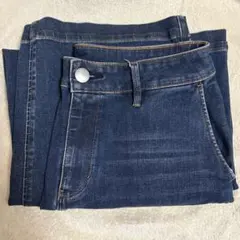 無印良品 ワイドレッグデニムパンツ ズボン Lのサムネイル
