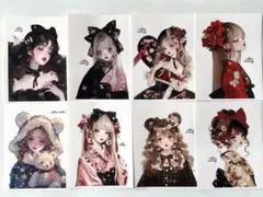 cotton melody様人物ステッカー8枚④おまとめ