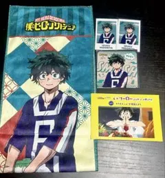 ヒロアカ 緑谷出久 極楽湯 コラボ マフラータオル ポラショットコレクション