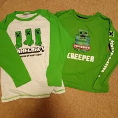 Minecraft 長袖Tシャツ　２枚セット 140