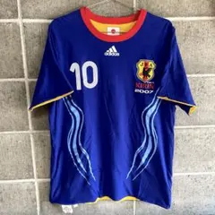 希少(used)日本代表リーバシブルレプリカユニフォーム サッカー W杯 青/黄