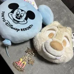 ディズニーリゾート　風船型バッグ　ミッキー　40周年キーチェーンデールポーチ
