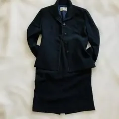 ホワイトジョーラ スカート スーツ セットアップ ブラック 通勤 M相当