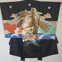 No49-1　正絹　男の子お祝い着物　産着　七五三