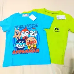 【新品タグ付】アンパンマン ばいきんまん 半袖Tシャツ 2枚 100cm