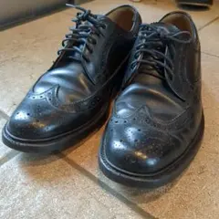 REGAL ブラック ウィングチップシューズ