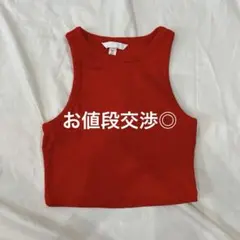 h&mタンクトップキャミソール　赤オレンジzara GU GRL UNIQLO