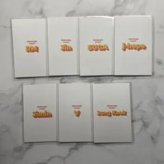 BTS butter メッセージカード メセカ コンプリート