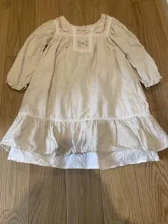 最終値下げ　albetta フラワー・エンブロイダード・ドレス　4-5yのサムネイル
