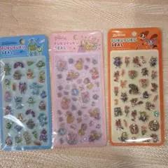 ディズニー ぷくぷくシール(硬い) 3枚セット