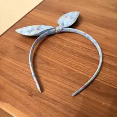 キッズ　カチューシャ　花柄