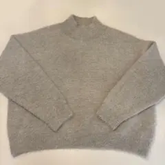 H&M ホ タートルネック シャギーニット