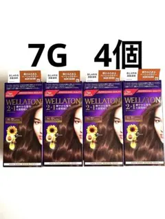 ウエラトーンWELLA WELLATON 2+1 7G ウォームブラウン 4個のサムネイル