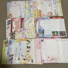 【当時物】平成 メモ帳 レターセット まとめ売り 平成レトロ レターセット・メモ帳 大量まとめ売り