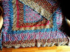 お値下げ♪ボヘミアン柄ブランケット　 大判160X136cm♪♪