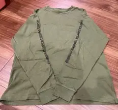 Champion ダークグリーン 長袖T