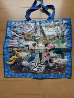 ディズニー　25周年　ショッピングトートバッグ
