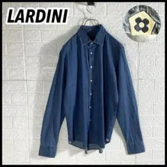 【イタリア製】LARDINI ラルディーニ ブートニエール ドットデニムシャツのサムネイル