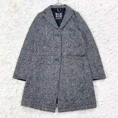 ラベンハム キルティング チェスターコート グレンチェック 36 S相当 グレー