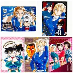 【非売品】新品★名探偵コナン★特典★グラフィックコレクション★5点セット
