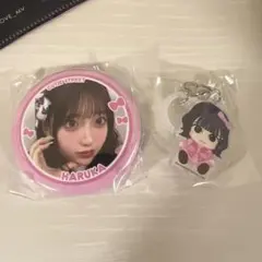 桜庭遥花 缶バッジ CUTIE STREET ランダムカプセル ガチャガチャ