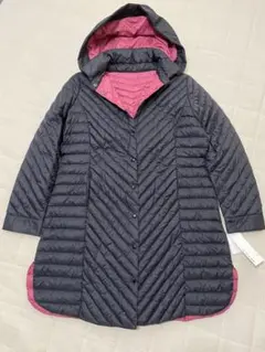 新品未使用　ANLICAUBLUE ダウンコート　バイカラー